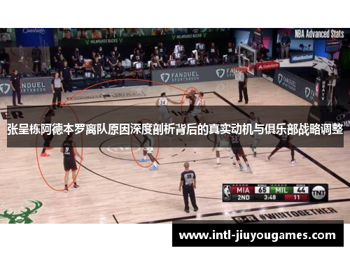 张呈栋阿德本罗离队原因深度剖析背后的真实动机与俱乐部战略调整